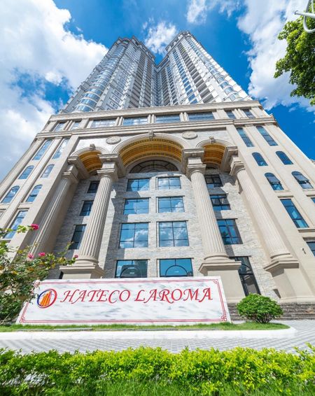 BQL tòa nhà Hateco Laroma Huỳnh Thúc Kháng Đống Đa cho thuê VP 80m - 120m~ 1250m2 giá 250k/m2/th