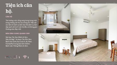 Phòng full nội thất 40m2 thang máy ngay Cộng Hòa ngay Etown sân bay TSN