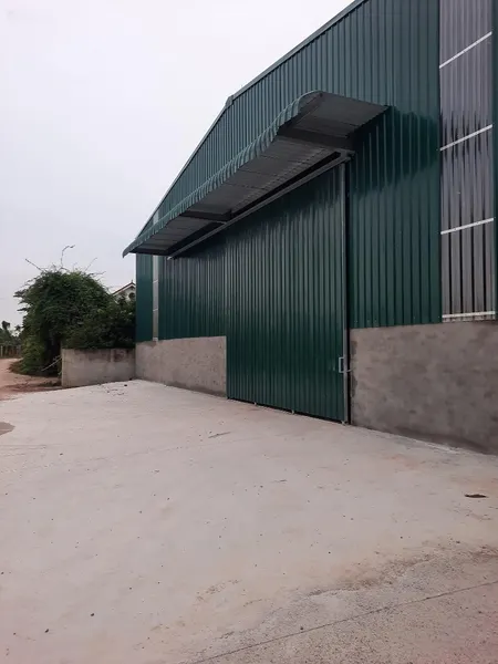 Cho Thuê Kho Xưởng Trung Giã Sóc Sơn 1200m Khung Zamin Cao 12m. điện 3 Pha, Container đỗ Cửa.