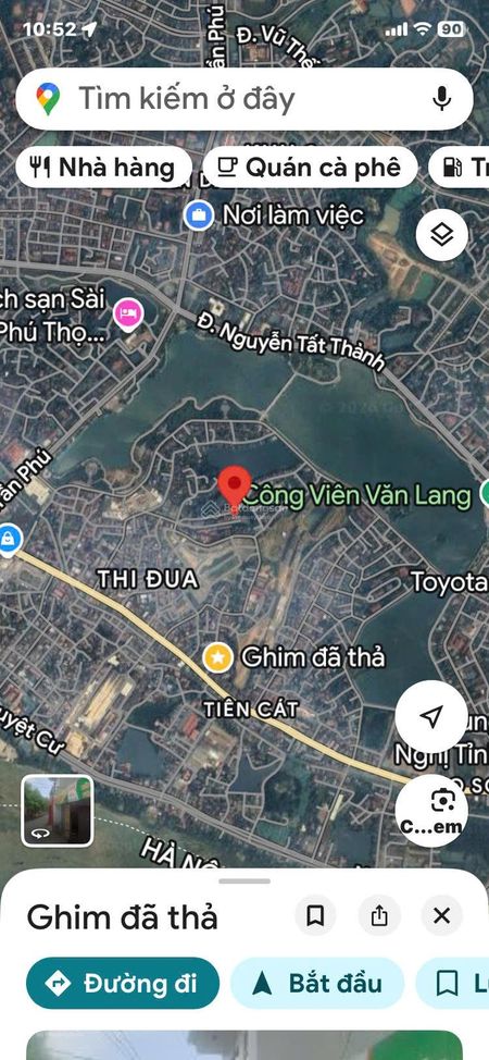 Cho thuê đất giá rẻ gần công viên Văn Lang diện tích: ~150m² MT 10m, ngõ nhựa ô tô tránh nhau
