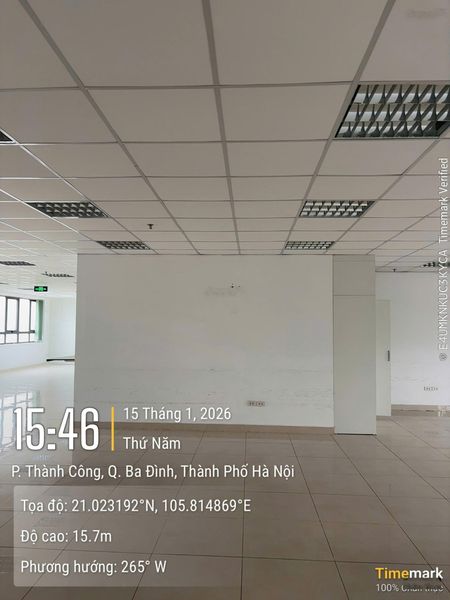 Cho thuê sàn văn phòng 170 tầng 11 tòa C1 Thành Công