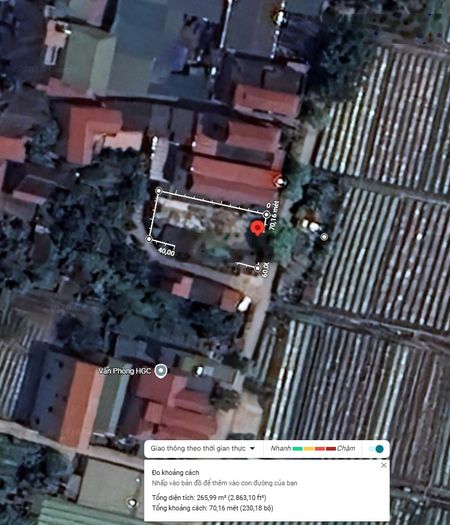 Cho thuê 265m2 đất thổ cư tại Vân Trì đông anh Khu vực sầm uất