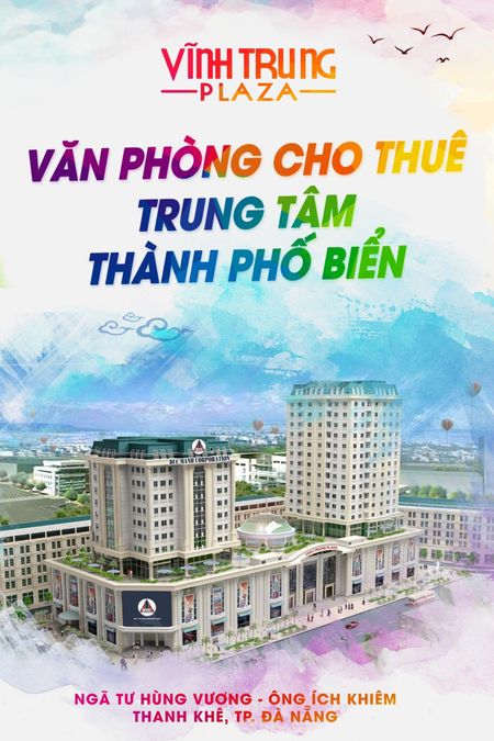 Văn phòng Vĩnh Trung Plaza không gian phù hợp cho doanh nghiệp dẫn đầu