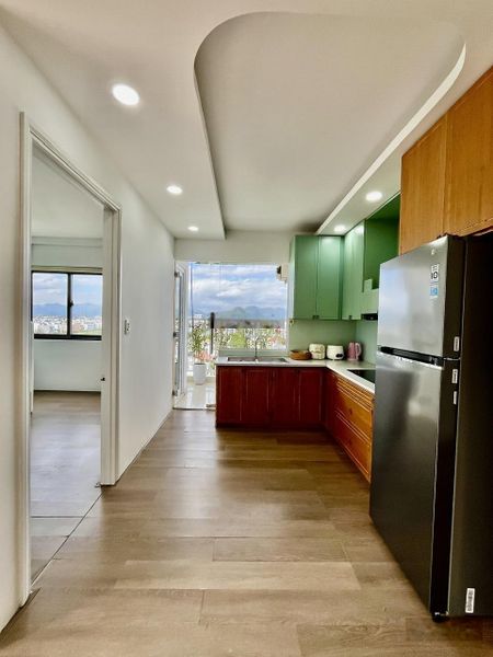 Cho thuê căn góc CT3-VCN Phước Hải 2pn 2wc 2 ban công view sông thoáng mát, full nội thất.