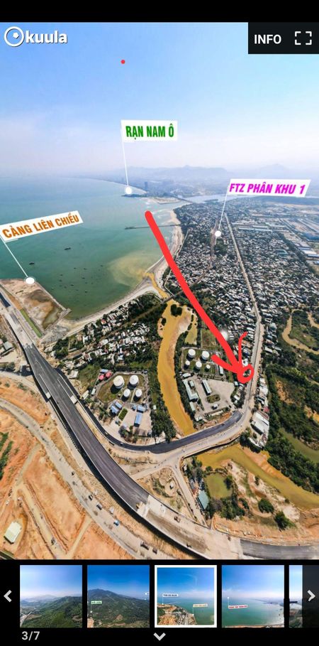 Cho thuê nhà rộng 200 m2 mặt tiền số 205 Nguyễn Văn Cừ ( QL1A) ngay chân đèo Hải Vân