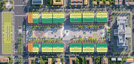 Bán shophouse 150m2 square central tp. thái nguyên mặt quảng trường võ nguyên giáp, hàng ngoại giao