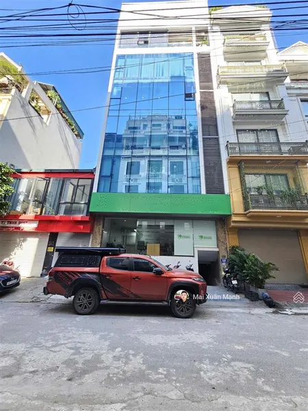 Bán tòa nhà văn phòng kđt vạn phúc hà đông, ô tô tránh, vỉa hè, 8 tầng thang máy có hầm.