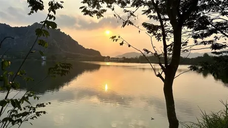Cần bán 182m2 đất view hồ cực đẹp full thổ cư, mt 5m đường tỉnh 445 tại thôn gò khánh thượng ba vì