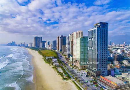 Mt đường biển hoàng sa view trực diện biển xây được cao tầng 1000m2 170 triệu/m2 (tlcc)