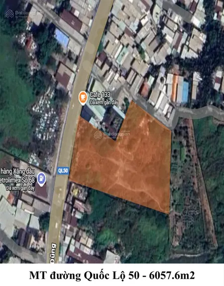 Chuyển nhượng/hợp tác dự án mặt tiền đường quốc lộ 50 trục huyết mạch kết nối tp hcm và miền nam