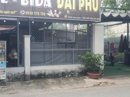 Cho thuê nhà 2 mặt tiền đường đối diện trường học THCS Tam Đông 1. Gần chợ trường học, KDC đông đúc