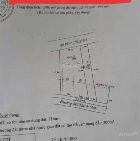 Mặt tiền tỉnh lộ 9 có sẵn 1016m2 thổ cư