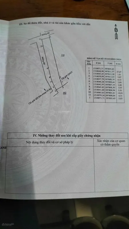 Bán lô đất full thổ cư tại tttp cam ranh với diện tích 166.9m2, 3 mặt tiền ( một mặt tiền qh rộng )