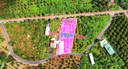 Bán 25x70m mặt tiền bàu chinh láng lớn thuộc xã láng lớn, huyện châu đức, brvt. giá 5,6 tỷ