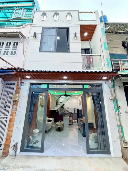 Nhà full nội thất 1 trệt 1 lầu quận bình tân giáp quận tân phú giá 4 tỷ 7
