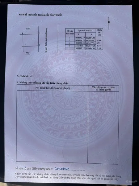 Bán đất trung tâm phường bắc nha trang 3 tỷ 550 cách biển chỉ 800m
