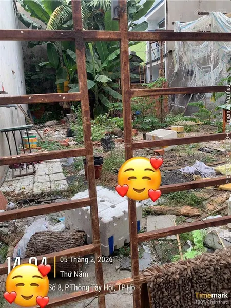 Bán đất thổ cư hẻm 1/ lê văn thọ phường thông tây hội (p. 11 cũ) dt 8x13,2m