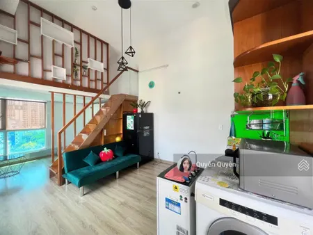 Charmington quận 10 duplex 2 phòng 1wc 2ty300 bao sang tên, sẵn hđt 13,5tr, full nội thất