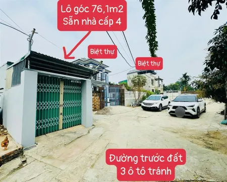 Bán gấp cuối năm căn góc 76m2 sẵn nhà ở ngay giá chỉ 3.6 tỷ nội thất cơ bản tân xã hòa lạc