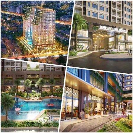 Shophouse 2 tầng happy one mori kdc sầm uất, kcn vsip1, aeon mall, tiện cho thuê, dễ kinh doanh
