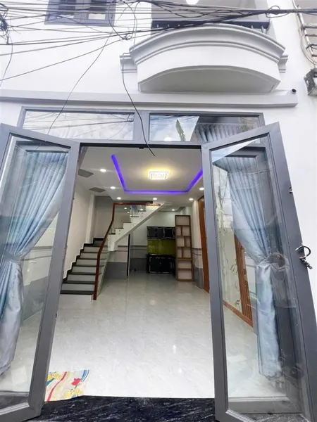 Nhà riêng (dt 4x8m) giá 1tỷ698tr còn bớt ở tân thới hiệp 21, quận 12, ngay siêu thị metro