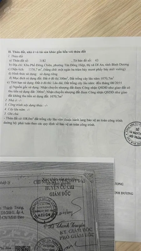 Bán kho, nhà xưởng tại đt 743, dĩ an, bình dương, 85 tỷ, 1370.7m2 có 300 tc