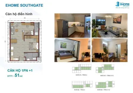 Giỏ hàng căn đẹp giá tốt căn hộ ehome southgate đã có sổ 2pn 0933 068 ***