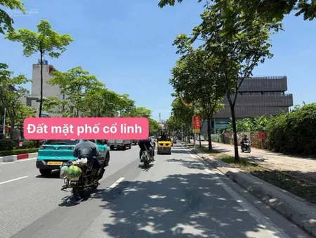 Chính chủ bán đất mặt phố cổ linh 75 m2 mặt tiền 6 mét kinh doanh ngày đêm