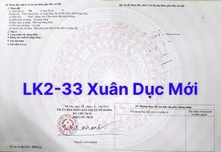 Chur gửi bán lô lk2 33 95m2 dãn dân xd mới hướng nam mát mẻ, giá 4 tỷ 100
