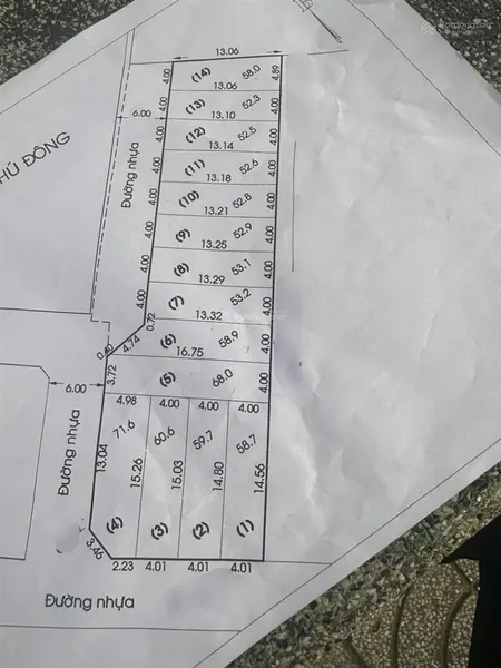 14 lô đất f0 phường an phú đông,sổ hồng riêng công chứng ngay, giá chỉ từ 3tỷ4/1lô , 0933 015 ***