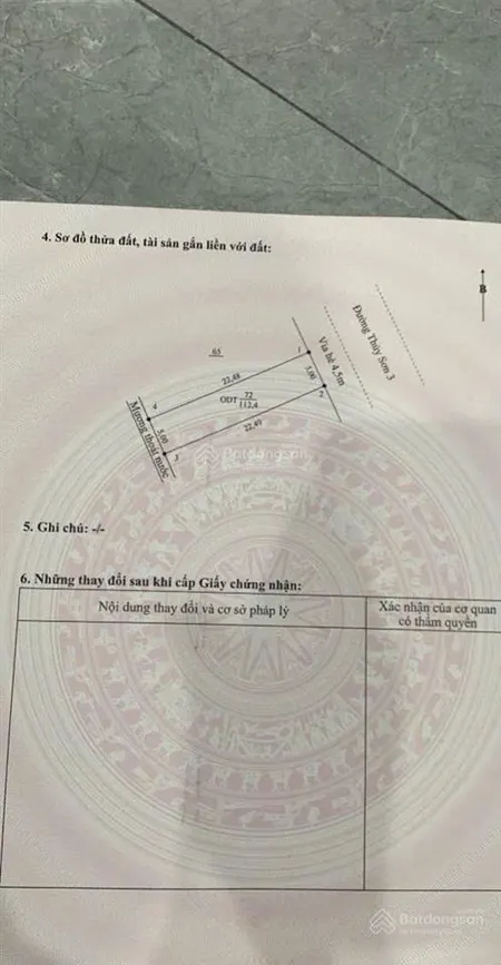 Bán đất tại đường thủy sơn 3, hòa hải, ngũ hành sơn, đà nẵng, 8,1 tỷ, 115 m2