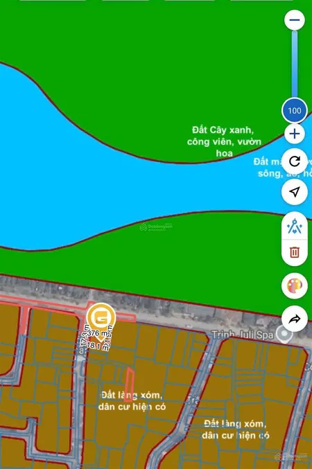 Bán đất lương nỗ, 9,2 tỷ, 94m2, mặt tiền 5,3m, pháp lý đầy đủ, giá tốt