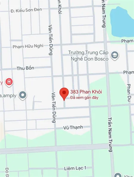 Bán đất mặt tiền đường 10m5 phan khôi thông nguyễn sinh sắc giá 5,95 tỷ tl