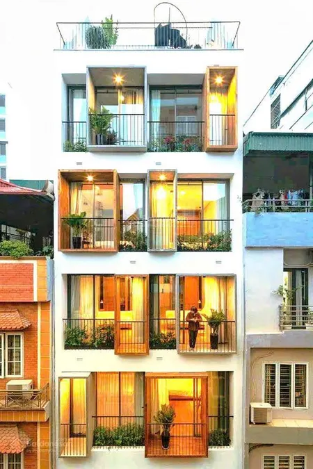 Bán toà c/hộ đường ô tô phan tứ khu an thường dt 110m2 5 tầng new 100% dt 100 tr