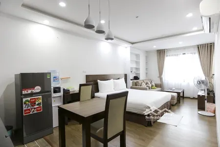 Chung Cư Tại Cầu Giấy Giá Rẻ / Phố Duy Tân, Nội Thất Mới, 50m2, 1 Ngủ Có Ban Công Máy Giặt Riêng