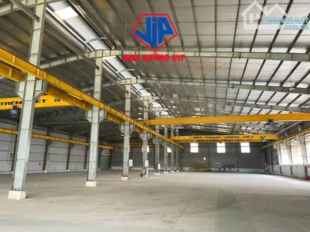 Cho thuê nhà xưởng 5000m2 có 2 cẩu trục 20 tấn chứa hàng và sản xuất tại Cần Đước Long An