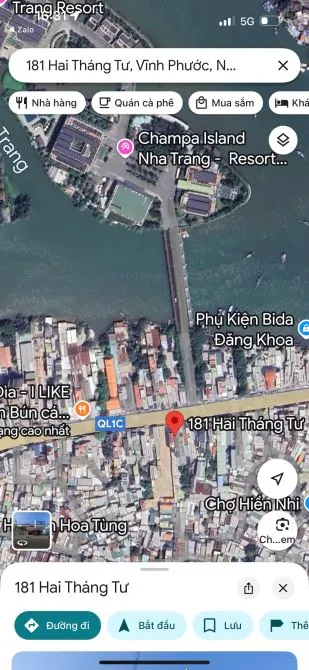 CHO THUÊ LÔ ĐẤT 1.365M2 MẶT TIỀN ĐƯỜNG 2/4 ĐỐI DIỆN CHAMPA IsLand NHA TRANG