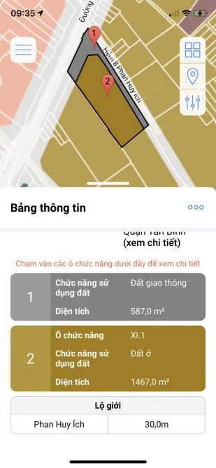 Cho thuê 1500m2 mặt bằng kinh doanh 2 mặt tiền phan huy ích tân bình
