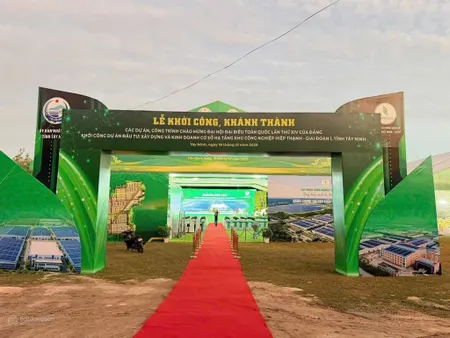 Bán lô đất tmdv kế bên kcn hiệp thạnh đường lớn khu dân cư đông, đường thông ql22b và sông vàm cỏ