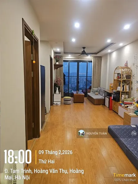 Bán căn hộ 73,4m2 tầng trung tòa ct1 ban công view time city