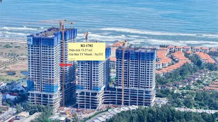 Căn 2pn hiếm newtown diamond view sân golf nội khu xéo biển
