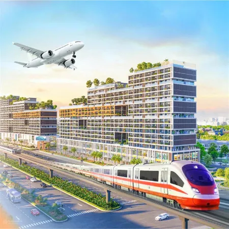 Giỏ hàng trực tiếp chủ đầu tư căn hộ cao cấp duy nhất sân bay long thành. ck 100tr, 5 năm phí ql