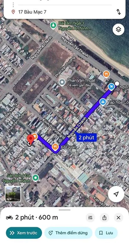 Bán 2 lô đất đường bàu mạc 7 đông nam tây bắc