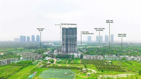 Căn hộ thông tầng cực hot tại dự án the fibonan ecopack giá từ 8 12 tỷ dt 124 203m2