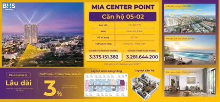 Chưa đến 3 tỷ nhận ngay căn hộ 2 pn đà nẵng mia center, sổ hồng vĩnh viễn, full nội thất