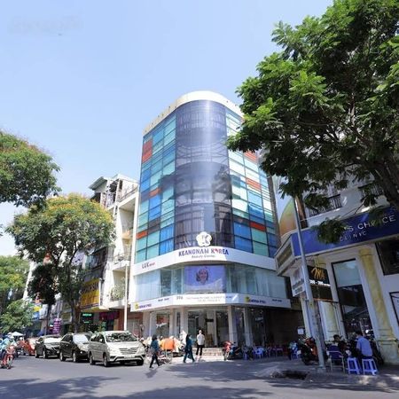 Tòa nhà góc 2MT - đường Cách Mạng Tháng Tám, Bến Thành, Quận 1. DT: 7x25m