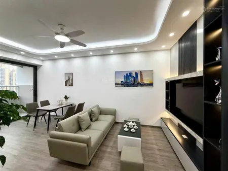 Cho thuê căn hộ 3 phòng ngủ 76m², nhà mới, view hồ thoáng mát, tiện ích đầy đủ, giá 13tr/tháng