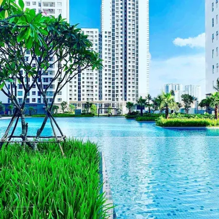 Cho thuê căn hộ sunrise riverside thiết kế studio diện tích 40m2 có máy lạnh, màn cửa giá 8 triệu