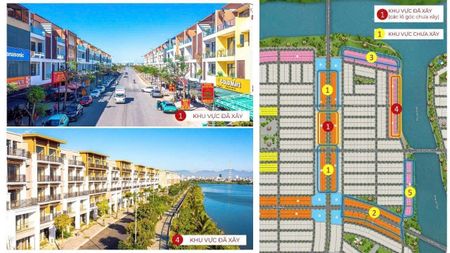 Đất nền Hoà Xuân-villa mặt sông, shophouse, townhouse Nam Hòa Xuân- cơ hội để nhà đầu tư dẫn són