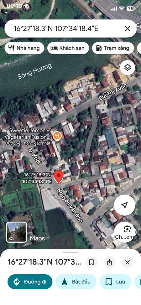 Đất 2 mặt tiền đường Đồng Khởi rộng 26m. Ngay nút giao Bùi Thị Xuân cạnh KQH Bàu Vá